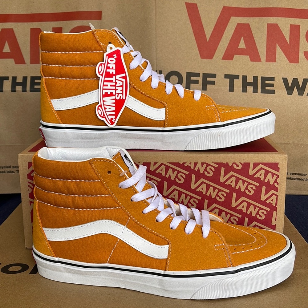 Vans Sk8-HI Desert Sun/True White Mens - Picture 3 of 16